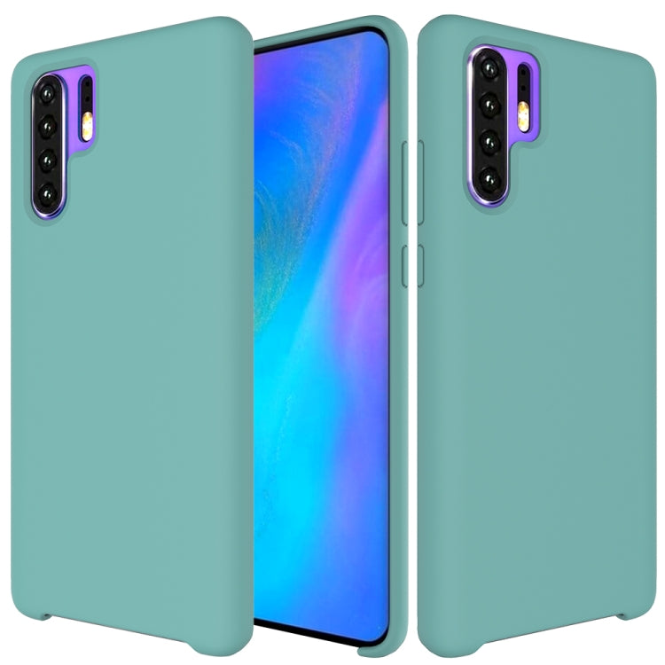 Solid Color Liquid Silicone Shockproof Coverage Case For Huawei P30 Pro