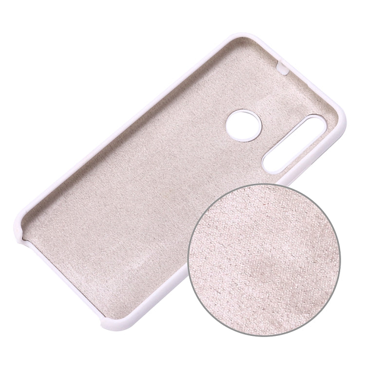 Solid Color Liquid Silicone Shockproof Coverage Case For Huawei P Smart Z