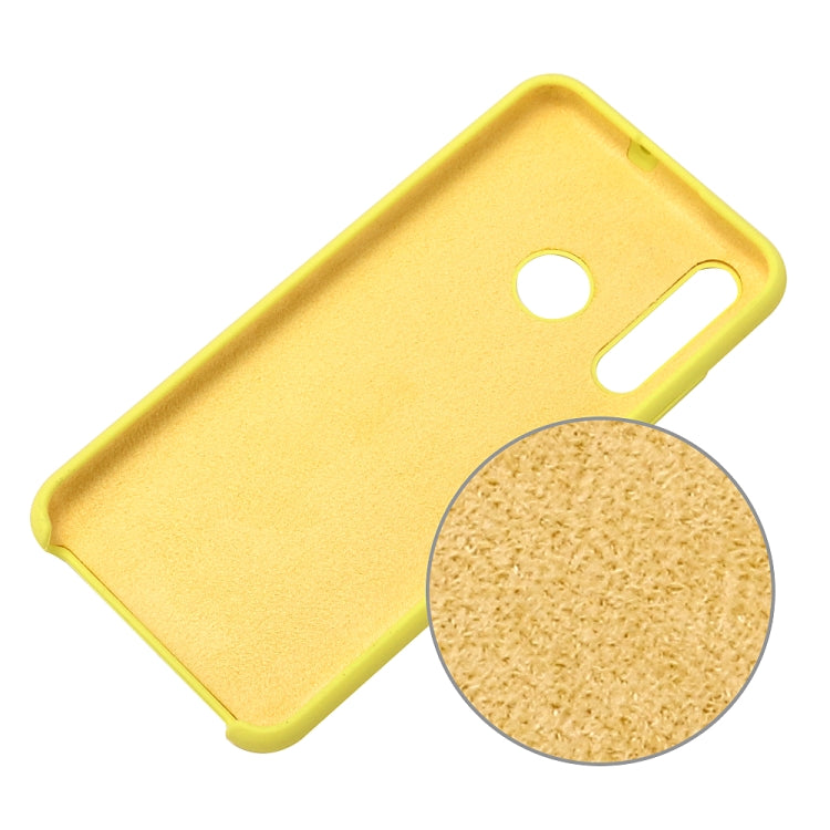 Solid Color Liquid Silicone Shockproof Coverage Case For Huawei P Smart Z