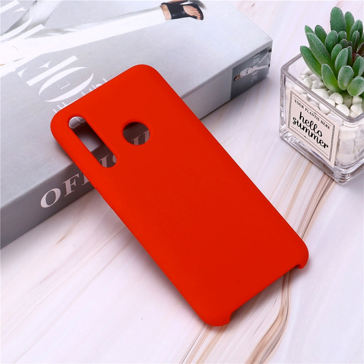 Solid Color Liquid Silicone Shockproof Coverage Case For Huawei P Smart Z