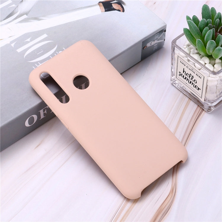 Solid Color Liquid Silicone Shockproof Coverage Case For Huawei P Smart Z