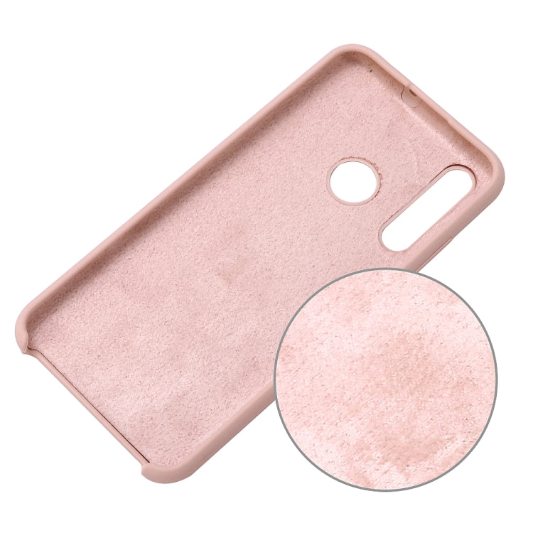 Solid Color Liquid Silicone Shockproof Coverage Case For Huawei P Smart Z