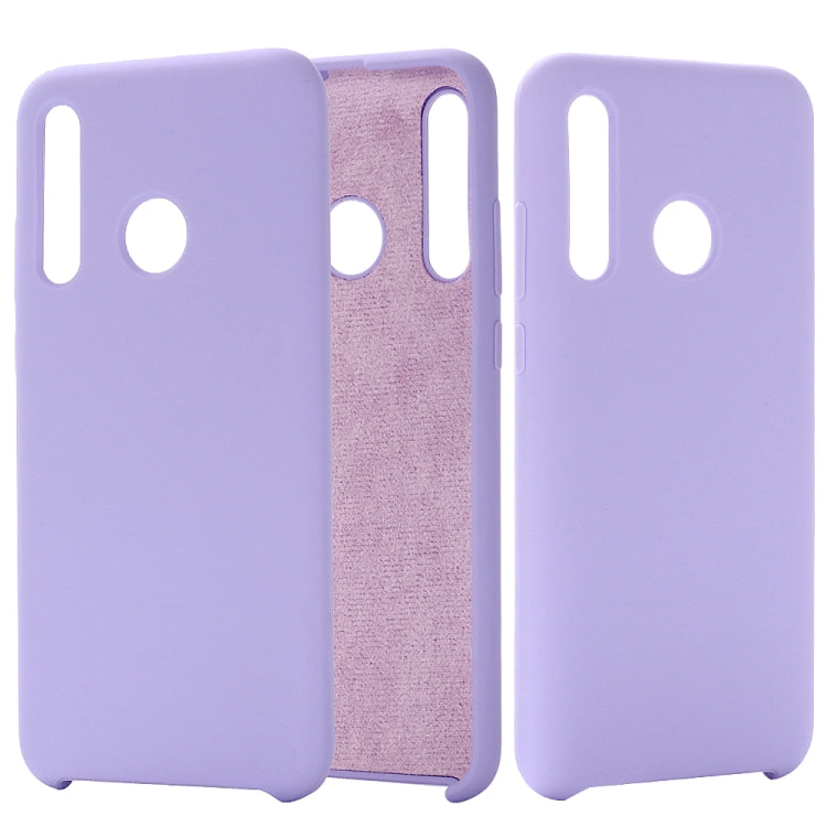 Solid Color Liquid Silicone Shockproof Coverage Case For Huawei P Smart Z