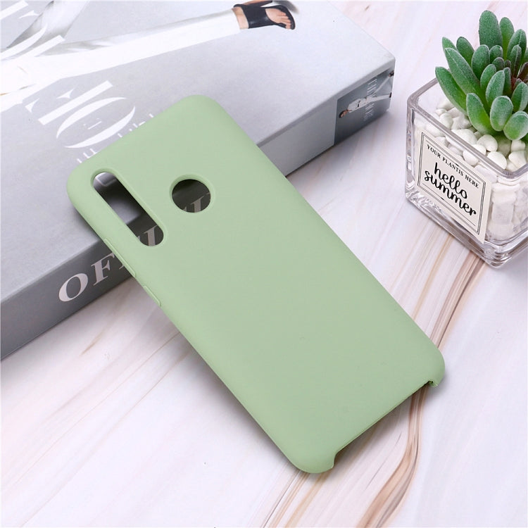 Solid Color Liquid Silicone Shockproof Coverage Case For Huawei P Smart Z