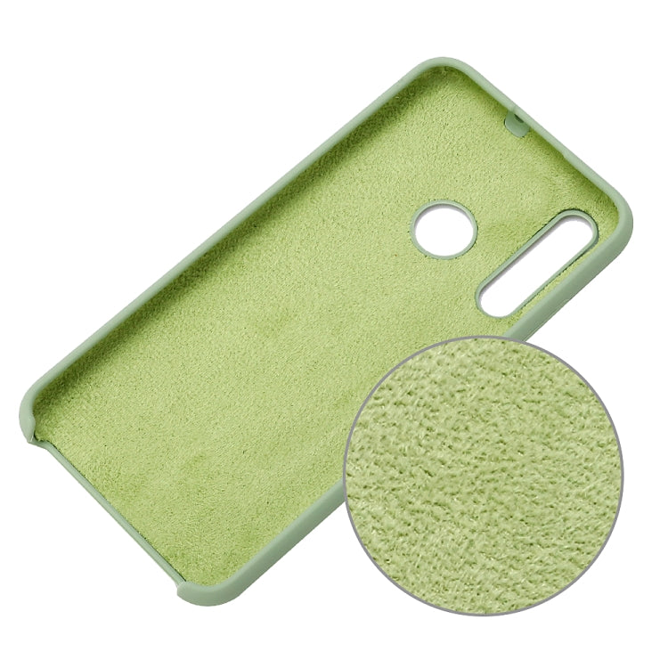 Solid Color Liquid Silicone Shockproof Coverage Case For Huawei P Smart Z
