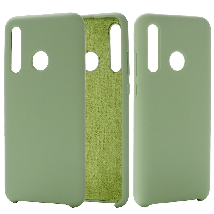 Solid Color Liquid Silicone Shockproof Coverage Case For Huawei P Smart Z