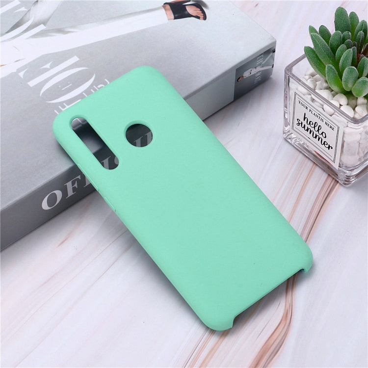 Solid Color Liquid Silicone Shockproof Coverage Case For Huawei P Smart Z