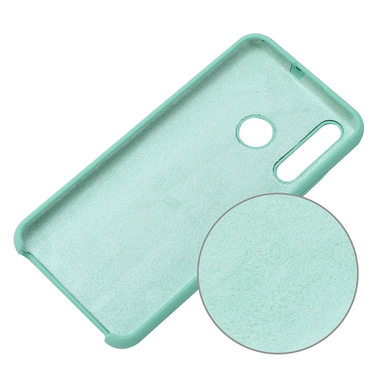 Solid Color Liquid Silicone Shockproof Coverage Case For Huawei P Smart Z