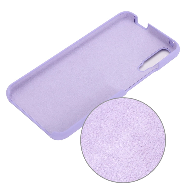 Solid Color Liquid Silicone Shockproof Coverage Case For Huawei Honor 9X & 9X Pro
