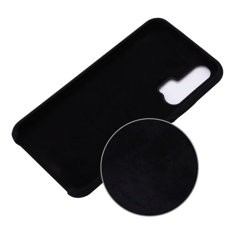 Solid Color Liquid Silicone Shockproof Coverage Case For Huawei Honor 20 Pro