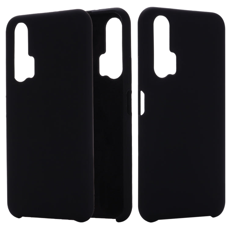 Solid Color Liquid Silicone Shockproof Coverage Case For Huawei Honor 20 Pro