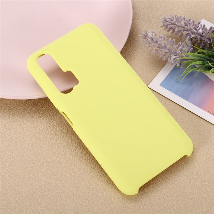 Solid Color Liquid Silicone Shockproof Coverage Case For Huawei Honor 20 Pro