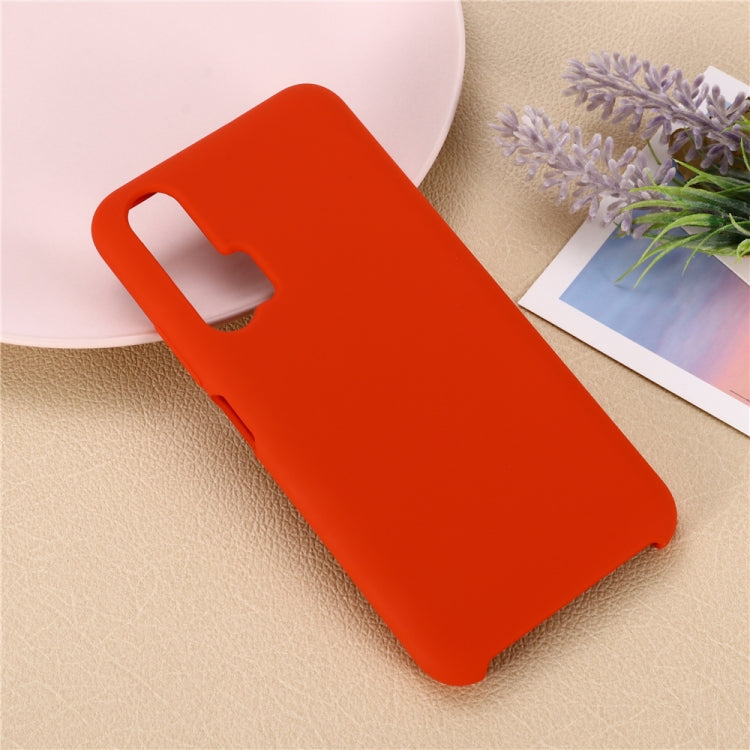 Solid Color Liquid Silicone Shockproof Coverage Case For Huawei Honor 20 Pro