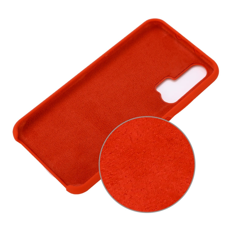 Solid Color Liquid Silicone Shockproof Coverage Case For Huawei Honor 20 Pro