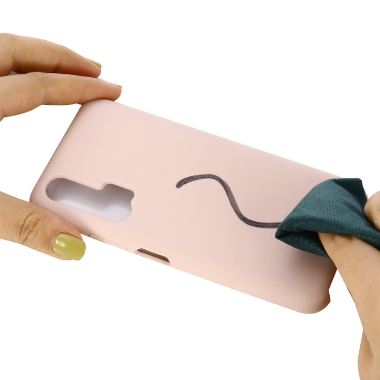 Solid Color Liquid Silicone Shockproof Coverage Case For Huawei Honor 20 Pro