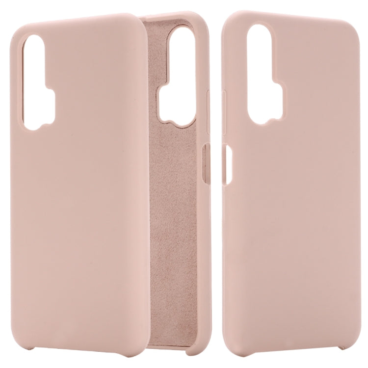 Solid Color Liquid Silicone Shockproof Coverage Case For Huawei Honor 20 Pro