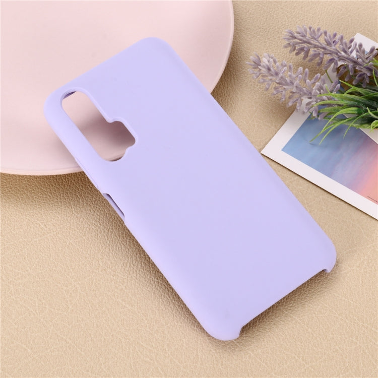 Solid Color Liquid Silicone Shockproof Coverage Case For Huawei Honor 20 Pro