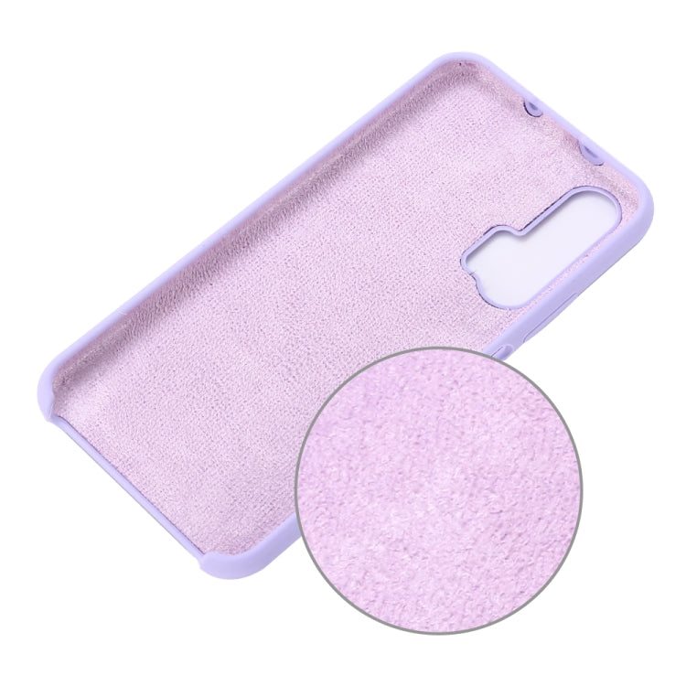 Solid Color Liquid Silicone Shockproof Coverage Case For Huawei Honor 20 Pro