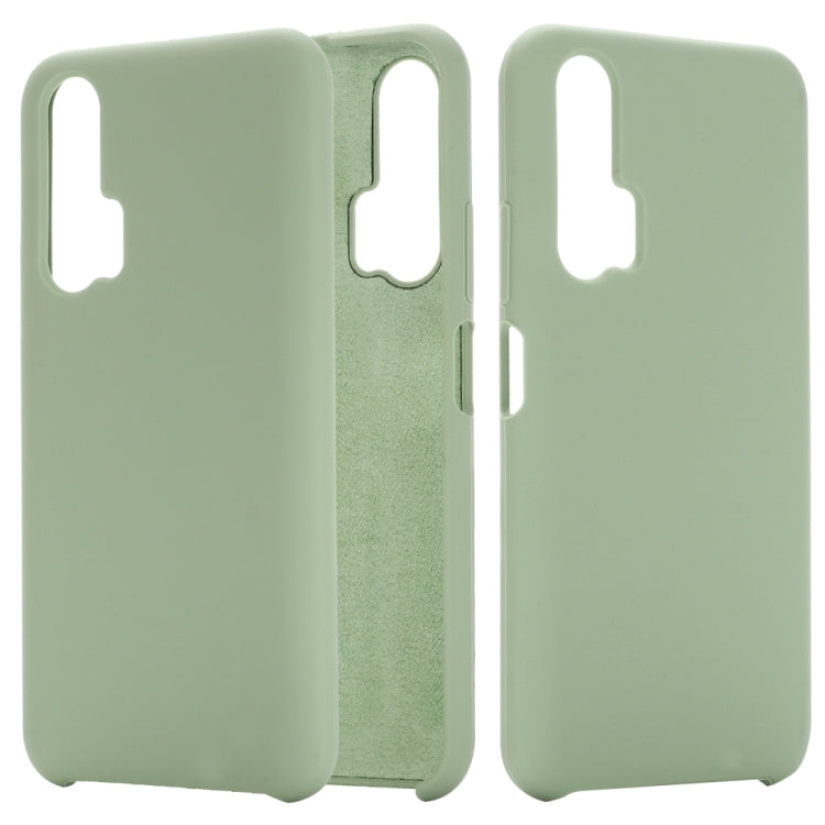 Solid Color Liquid Silicone Shockproof Coverage Case For Huawei Honor 20 Pro