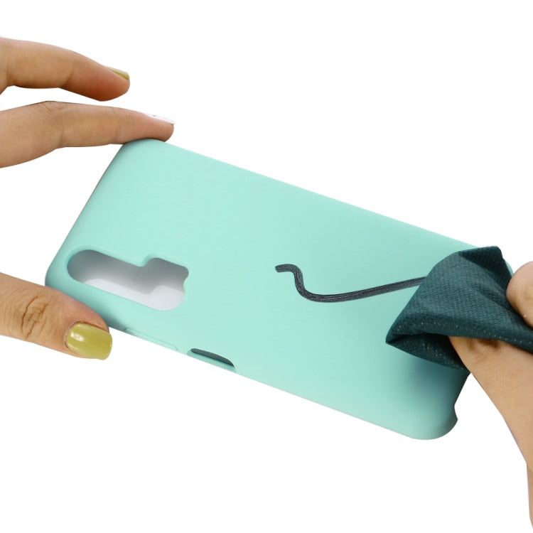 Solid Color Liquid Silicone Shockproof Coverage Case For Huawei Honor 20 Pro