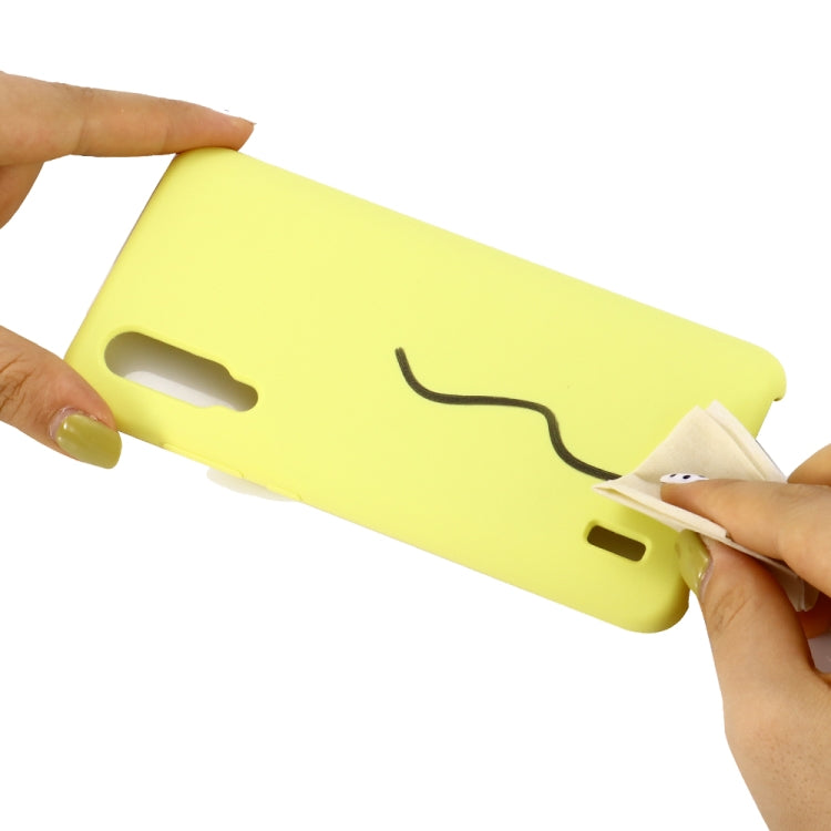 Solid Color Liquid Silicone Shockproof Coverage Case For Xiaomi Mi CC9e