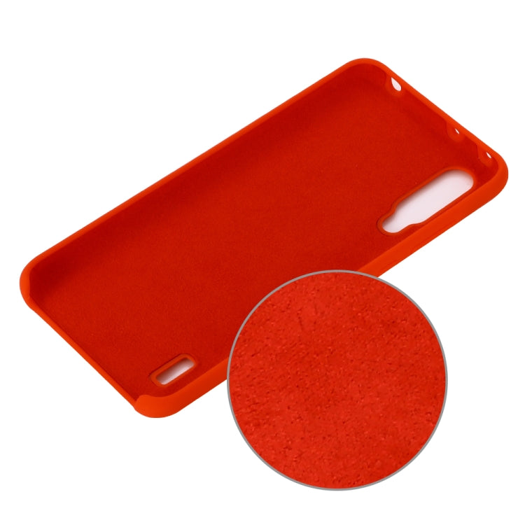Solid Color Liquid Silicone Shockproof Coverage Case For Xiaomi Mi CC9e