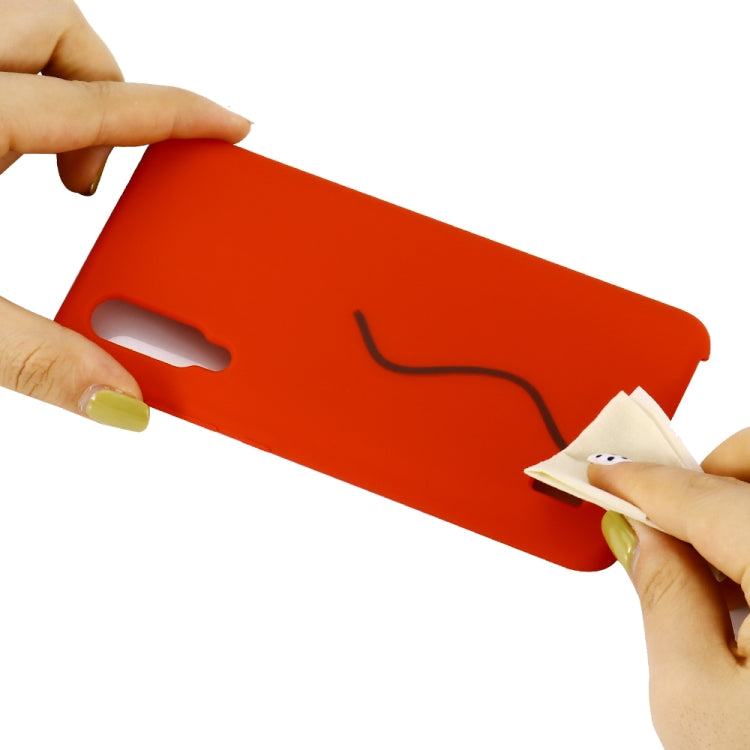 Solid Color Liquid Silicone Shockproof Coverage Case For Xiaomi Mi CC9e