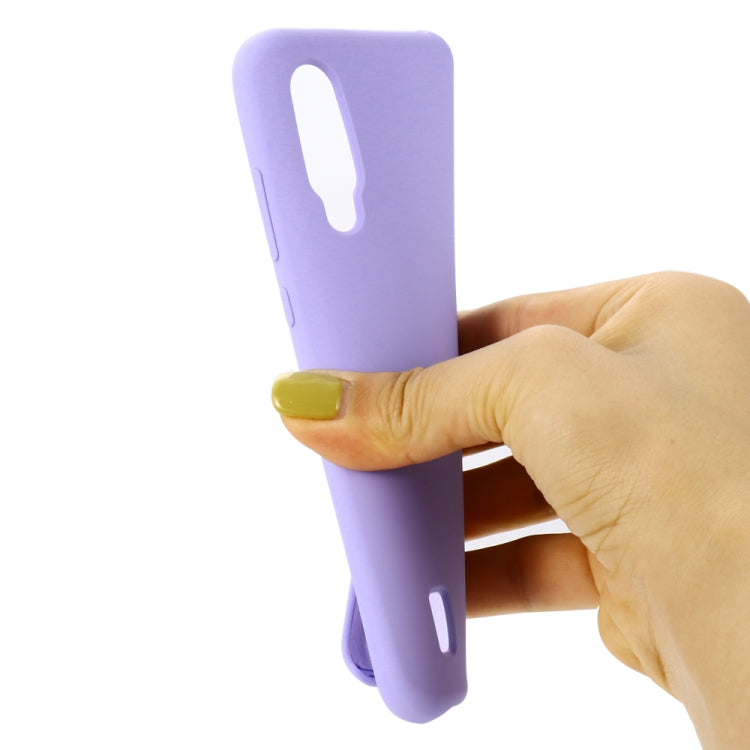 Solid Color Liquid Silicone Shockproof Coverage Case For Xiaomi Mi CC9e