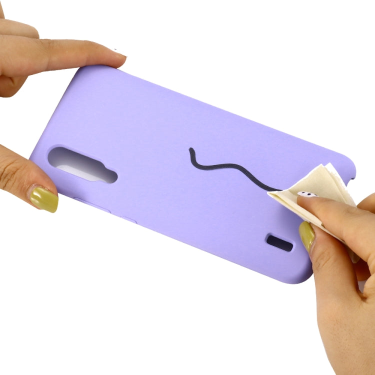 Solid Color Liquid Silicone Shockproof Coverage Case For Xiaomi Mi CC9e