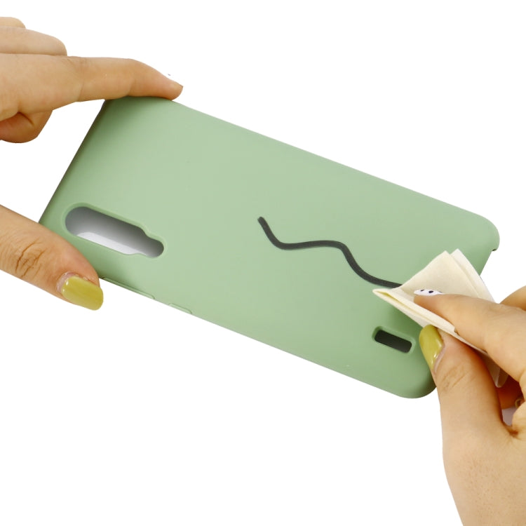 Solid Color Liquid Silicone Shockproof Coverage Case For Xiaomi Mi CC9e