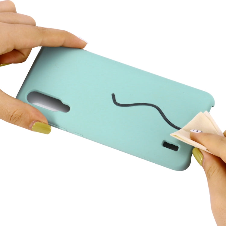 Solid Color Liquid Silicone Shockproof Coverage Case For Xiaomi Mi CC9e
