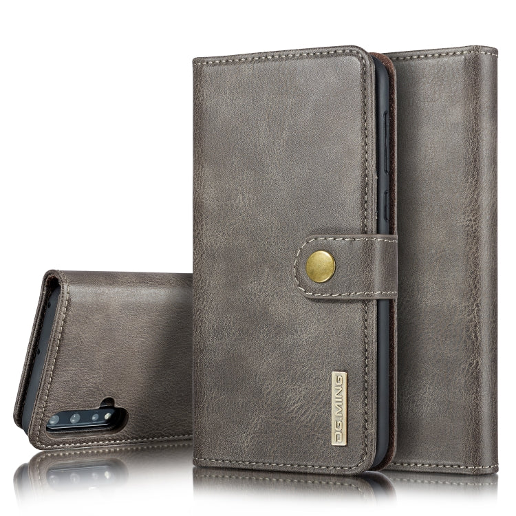 DG.MING Crazy Horse Texture Flip Detachable Magnetic Leather Case with Holder & Card Slots & Wallet For Huawei Nova 5 Pro