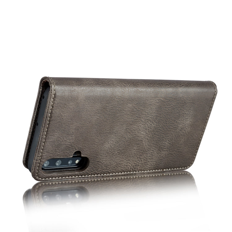 DG.MING Crazy Horse Texture Flip Detachable Magnetic Leather Case with Holder & Card Slots & Wallet For Huawei Nova 5 Pro