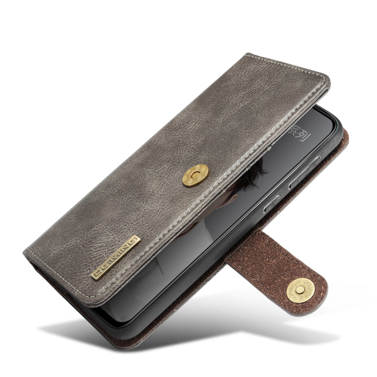 DG.MING Crazy Horse Texture Flip Detachable Magnetic Leather Case with Holder & Card Slots & Wallet For Huawei Nova 5 Pro