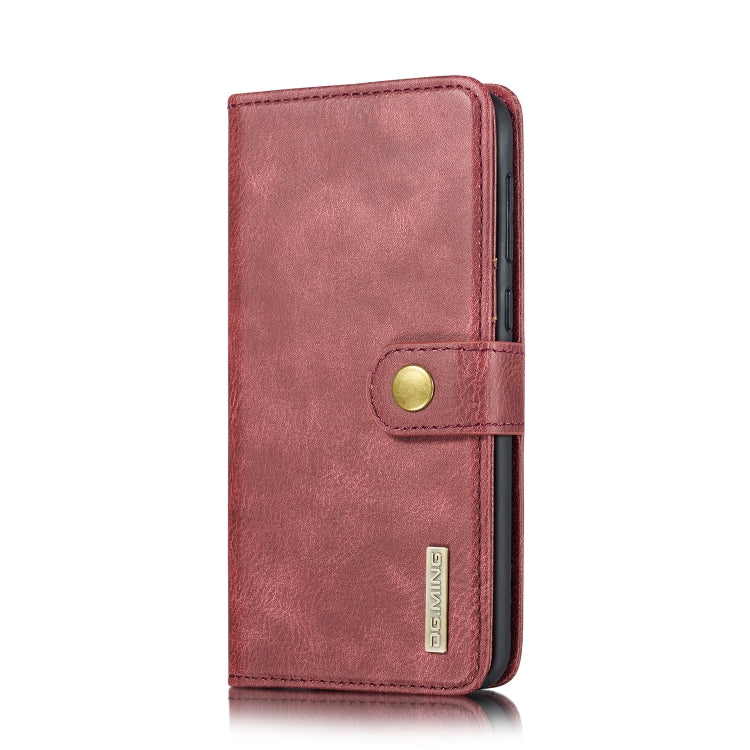 DG.MING Crazy Horse Texture Flip Detachable Magnetic Leather Case with Holder & Card Slots & Wallet For Huawei Nova 5 Pro