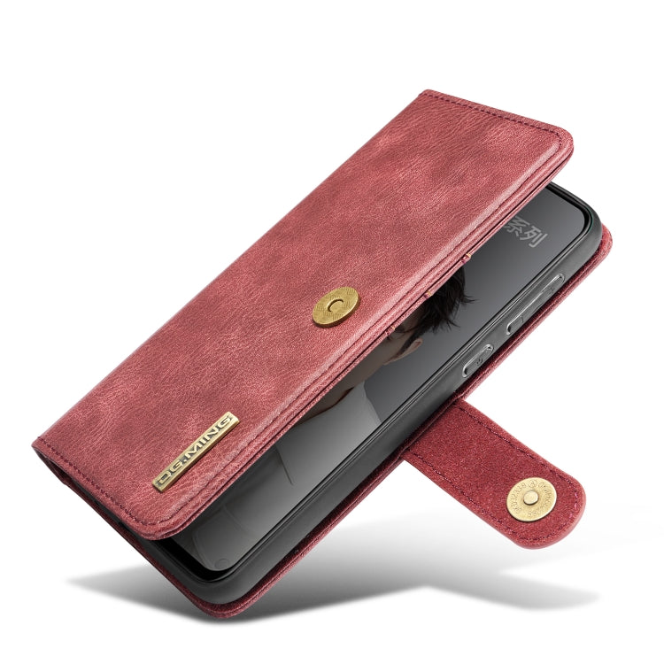 DG.MING Crazy Horse Texture Flip Detachable Magnetic Leather Case with Holder & Card Slots & Wallet For Huawei Nova 5 Pro