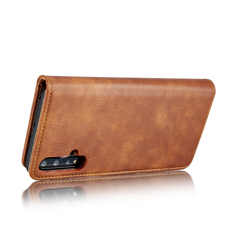 DG.MING Crazy Horse Texture Flip Detachable Magnetic Leather Case with Holder & Card Slots & Wallet For Huawei Nova 5 Pro