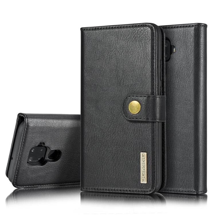 DG.MING Crazy Horse Texture Flip Detachable Magnetic Leather Case with Holder & Card Slots & Wallet For Huawei Nova 5i Pro / Mate 30 Lite