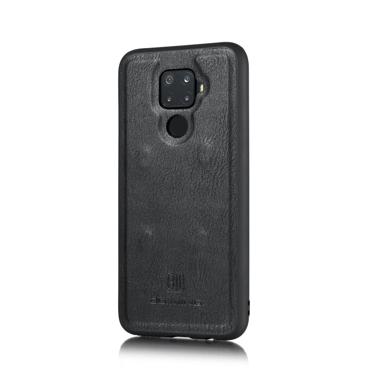 DG.MING Crazy Horse Texture Flip Detachable Magnetic Leather Case with Holder & Card Slots & Wallet For Huawei Nova 5i Pro / Mate 30 Lite