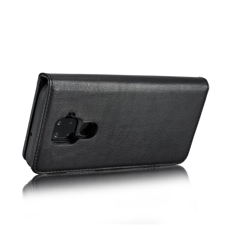 DG.MING Crazy Horse Texture Flip Detachable Magnetic Leather Case with Holder & Card Slots & Wallet For Huawei Nova 5i Pro / Mate 30 Lite