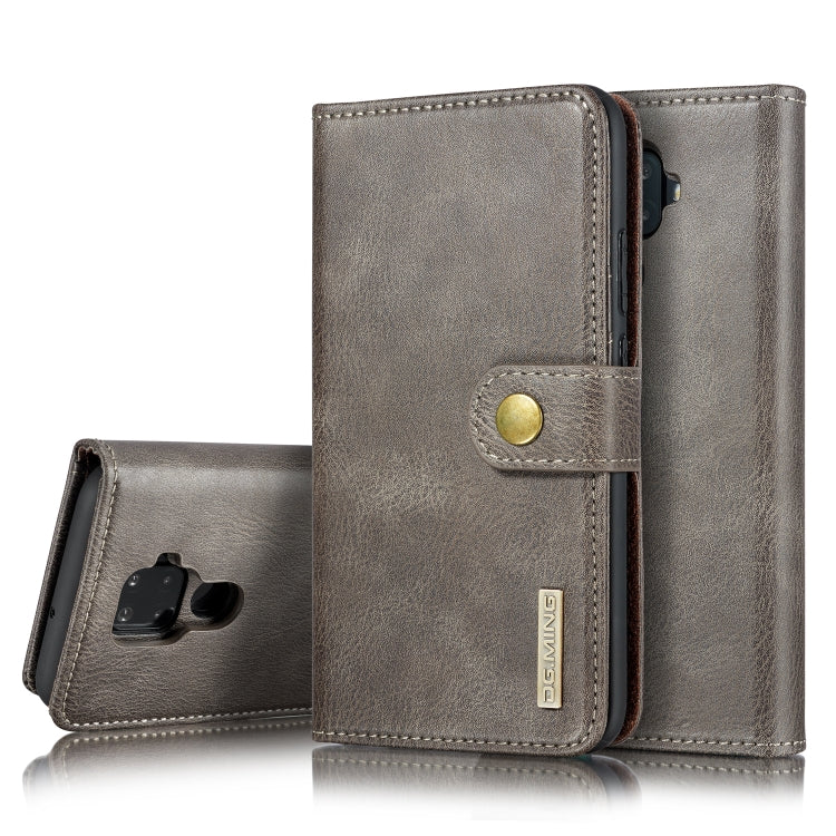 DG.MING Crazy Horse Texture Flip Detachable Magnetic Leather Case with Holder & Card Slots & Wallet For Huawei Nova 5i Pro / Mate 30 Lite