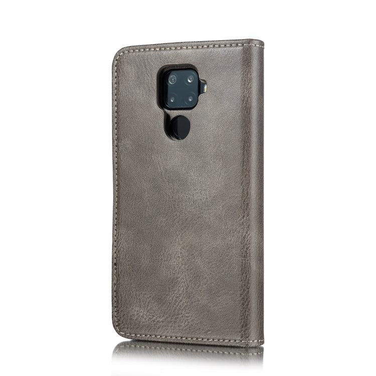 DG.MING Crazy Horse Texture Flip Detachable Magnetic Leather Case with Holder & Card Slots & Wallet For Huawei Nova 5i Pro / Mate 30 Lite