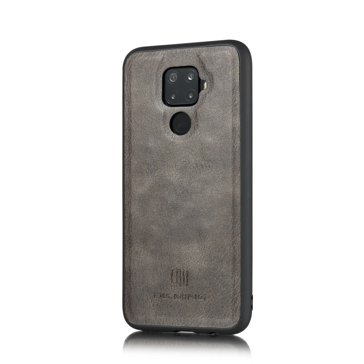 DG.MING Crazy Horse Texture Flip Detachable Magnetic Leather Case with Holder & Card Slots & Wallet For Huawei Nova 5i Pro / Mate 30 Lite