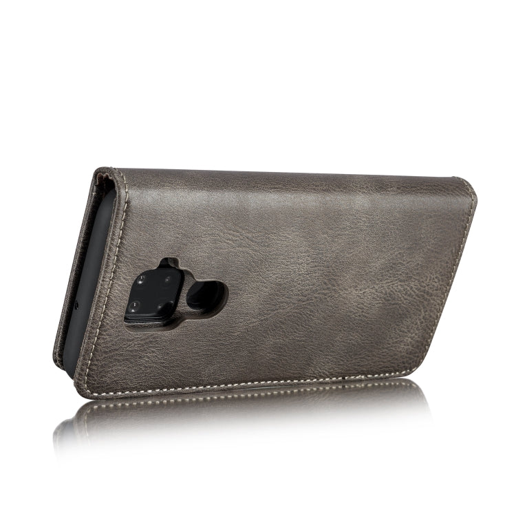DG.MING Crazy Horse Texture Flip Detachable Magnetic Leather Case with Holder & Card Slots & Wallet For Huawei Nova 5i Pro / Mate 30 Lite