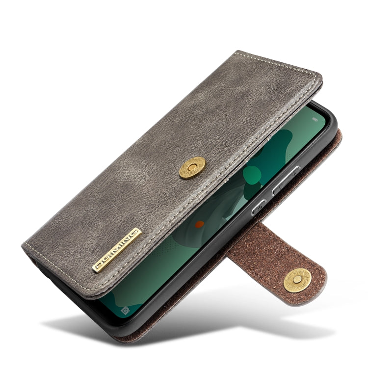 DG.MING Crazy Horse Texture Flip Detachable Magnetic Leather Case with Holder & Card Slots & Wallet For Huawei Nova 5i Pro / Mate 30 Lite