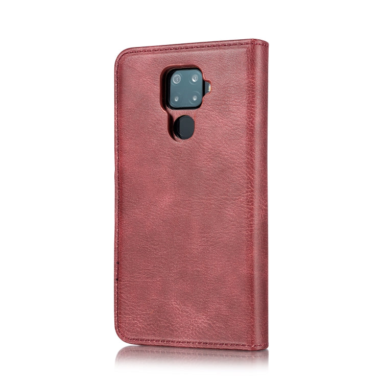 DG.MING Crazy Horse Texture Flip Detachable Magnetic Leather Case with Holder & Card Slots & Wallet For Huawei Nova 5i Pro / Mate 30 Lite