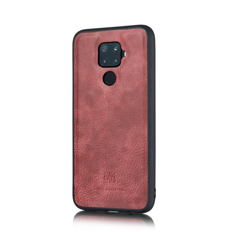 DG.MING Crazy Horse Texture Flip Detachable Magnetic Leather Case with Holder & Card Slots & Wallet For Huawei Nova 5i Pro / Mate 30 Lite