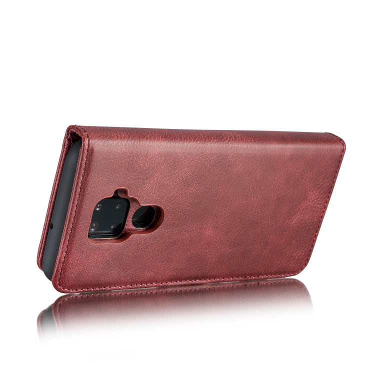 DG.MING Crazy Horse Texture Flip Detachable Magnetic Leather Case with Holder & Card Slots & Wallet For Huawei Nova 5i Pro / Mate 30 Lite