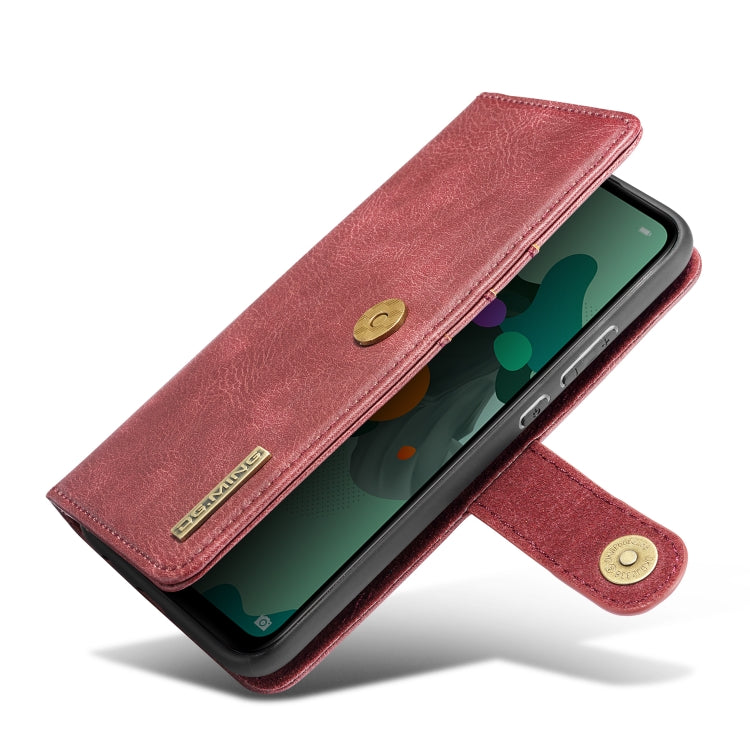 DG.MING Crazy Horse Texture Flip Detachable Magnetic Leather Case with Holder & Card Slots & Wallet For Huawei Nova 5i Pro / Mate 30 Lite