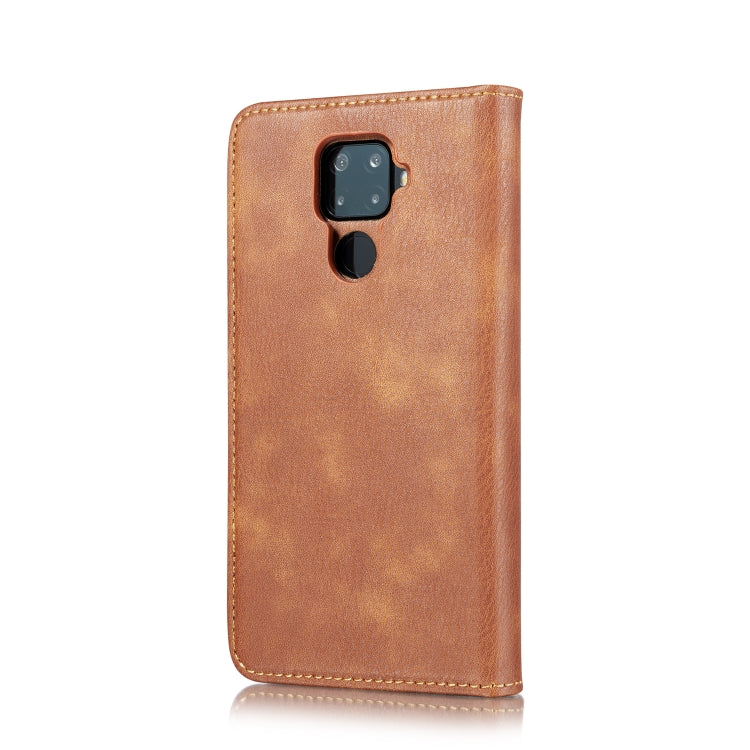 DG.MING Crazy Horse Texture Flip Detachable Magnetic Leather Case with Holder & Card Slots & Wallet For Huawei Nova 5i Pro / Mate 30 Lite